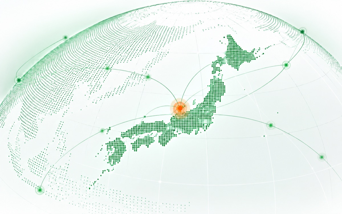 富山支店の所在地(富山県)を示した日本地図のイラスト